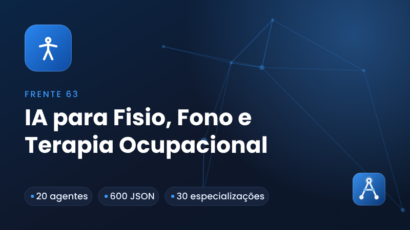 Frente 63: IA para Fisioterapia, Fonoaudiologia e Terapia Ocupacional